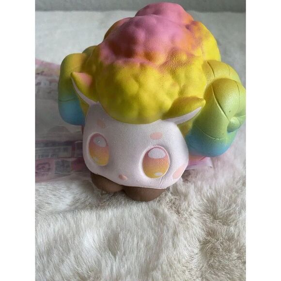 Japan iBloom Rainbow Sheratan The Sheep LIMITED EDITION Squishy Toy - Picture 2 of 16